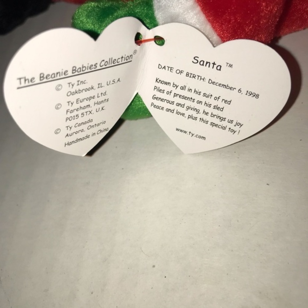 TY Santa‎ Beanie Baby - Picture 5 of 6